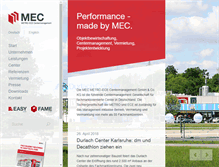 Tablet Screenshot of mec-cm.com
